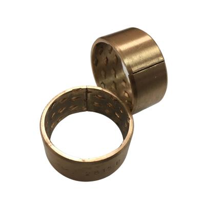 China CuSn8P Bronze Bushing Sleeve BMZ Cylindrical Self Lubricating for sale