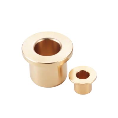 China CuSn5Pb5Zn5 C83600 Bronze Flange Bushing Graphite for sale