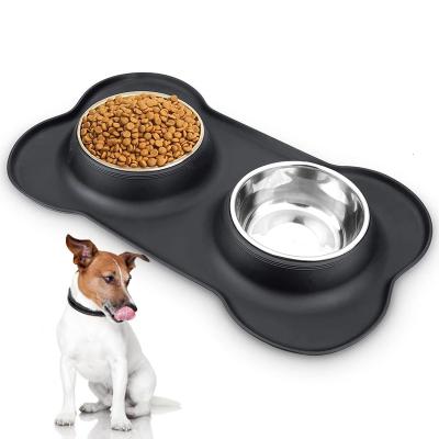 China Automatic Manufacturer Wholesale Feeding Bowls For Dog Driver Bowl Silicone Black Slow Pet Bowl for sale