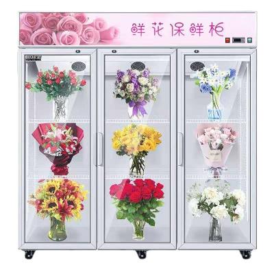 China Single-temperature Factory Custom Keeping Cooler Flower Shop Showcase Display Cooler for sale