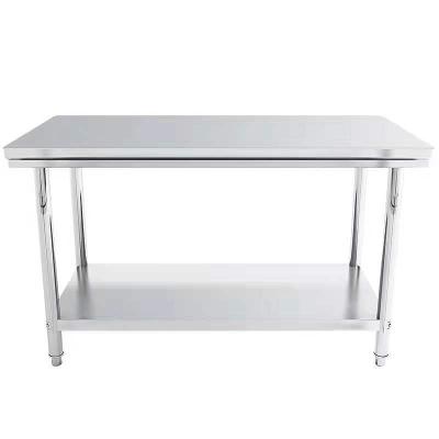 China Custom factory 304# stainless steel table 304# stainless steel workbench for sale