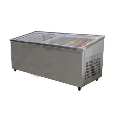 China Commercial Single-temperature Stainless Steel Chilled Cool Seafood Freezer Rack Cooler Cabinet for sale