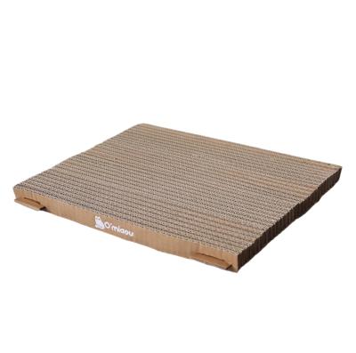 China Sustainable Pet Toy Cardboard Durable Cat Scratcher Board for sale