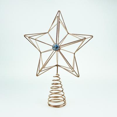 China Outdoor Christmas Tree Decorations Top Tree Decoration Star Ornaments Stars for sale