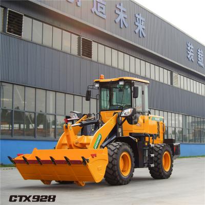 China ZL18 multifunctional articulated CTX928 1.8 ton mini wheel loader with cheap price 0.9m3 for sale