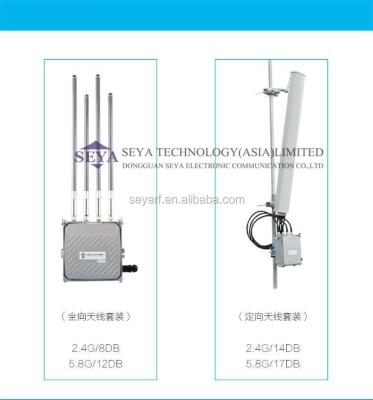 China Waterproof Communication LORA 5.8G 9DBI-12DBI Fiberglass Antenna for sale