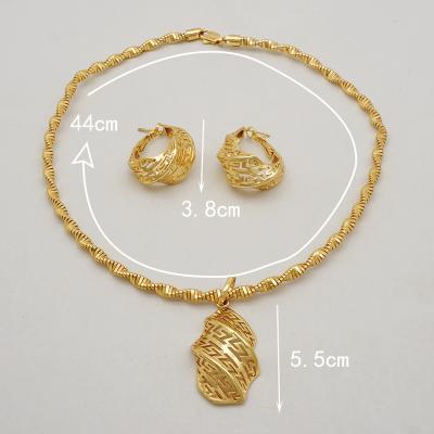 China GDJWRI DP08 African FASHIONABLE sunnice Dubai luxury set gold filled custom jewelry 18k 24k gold jewelry wholesale for sale