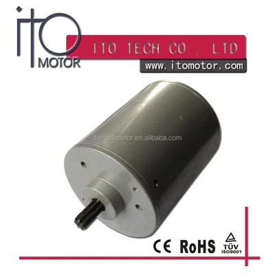 China drip-proof high torque dc 24volt 12volt pm dc motor 75mm for sale