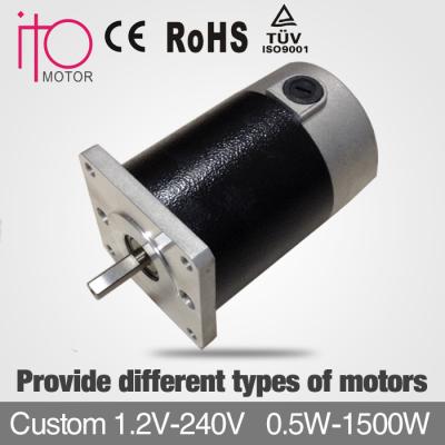 China Drip Proof High Torque Permanent Magnet DC Motor , 12V 24V 48V DC 80mm 3000rpm PMDC Motor for sale