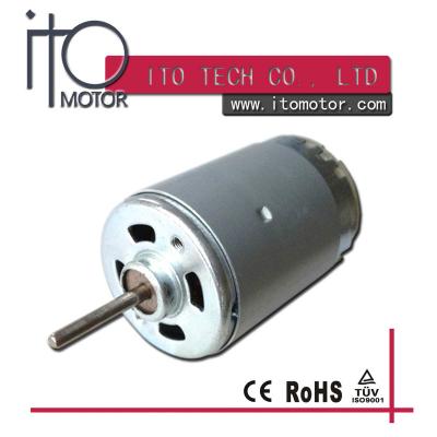 China Drip-proof DC 13V Permanent Magnet Micro Carbon Brush Motor For Ride-on Car / EPB (RS-565) for sale