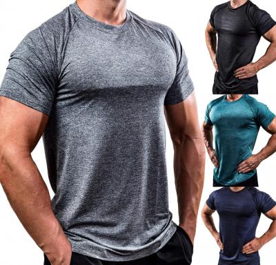 China QUICK DRY Custom Design Spandex Blank Gym High Performance Sports Tees T Shirt Men's T-Shirts for sale