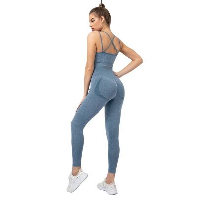 China Breathable ropa deportiva mujer women sports tights sports clothes woman gym women workout set for sale