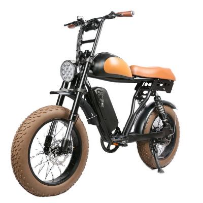 China Standard type fat tire frame 1000w mountain bike electric bike 48v 22 inch fat tire long range electric bike for sale