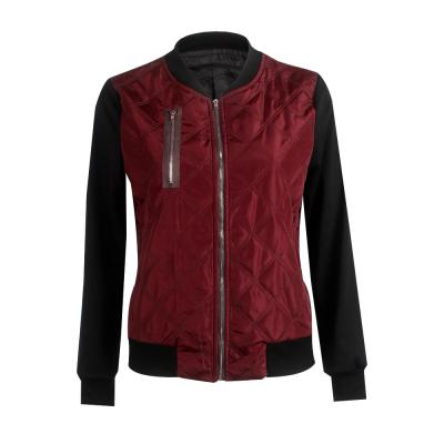 China New Arrivals QUICK DRY Short Winter Women's Jackets Deep Quilted Front Zipper Pocket Women Jacket for sale