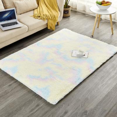 China New Kingcason Washable Chinese Factory Style Fuzzy Fluffy Anti-wrinkle Polyester Faux Fur Rug For Living Room for sale