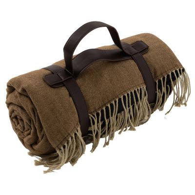 China Kingcason Boho Portable Eco Friendly Picnic Mat Outdoor Thickened Camping Blanket with Fringe for sale