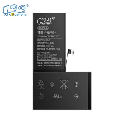 China Mobile Phone Battery For Iphone XS 0 Cycle 2658mAh Battery Replacement LEHEHE High Quality Brands for sale