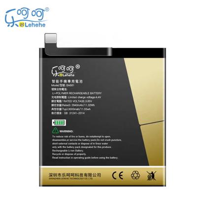 China BA881 Mobile Phone Battery For Meizu 15 M881M/M881Q 3000mAh Smartphone Batteries LEHEHE High Quality Brand for sale