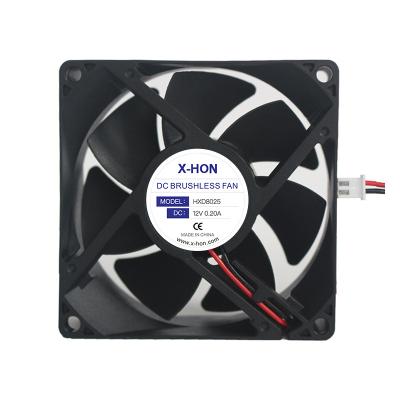 China 8025 Power Fans 80*80*25mm 12V 0.25A 3W DC Fans 80*80*25mm 12V 0.25A 3W High Quality Customized Car Refrigerator / Axial Radiator Fan for sale