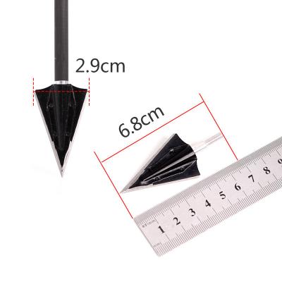 China YUESHEN Aluminum Alloy ADC12 Carbon Archery and Bow Arrow Head 100grain Hunting Arrows for sale