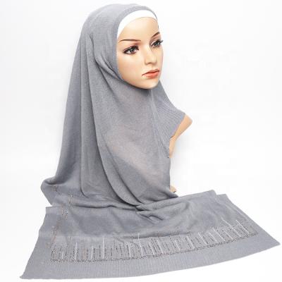 China 2020 new design hijab women's hijab islamic hijab popular muslim pop cotton elegant muslim hijab for sale