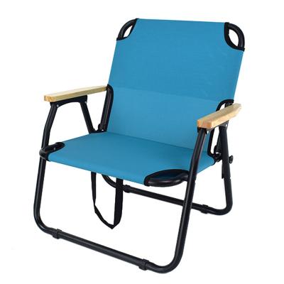 China Contemporary lightweight beach chair folding armrest camping chair garden chair for outdoor for sale