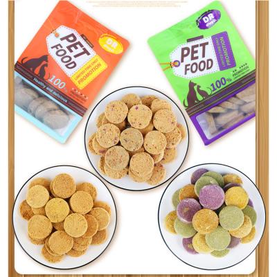 China Sustainable Pet Snacks Freeze Dried Raw Bone and Meat Cake for Dog Food and Cat for sale