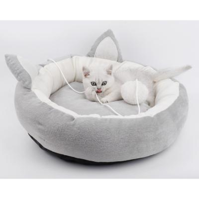 China Wholesale Hot Viable Round Comfortable Round Comfortable Pet Dog Soft Sale Cat Bed Cat Bed Cushion for sale