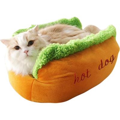 China Sustainable Custom Made Luxury Warm Dog Bed Sofa Portable Cat Bed Nest for sale