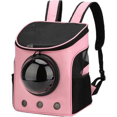 China Viable High Quality Transparent Bubble Recycled Travel Space Capsule Outdoor Astronaut Breathable Dog Bag Cat Backpack for sale