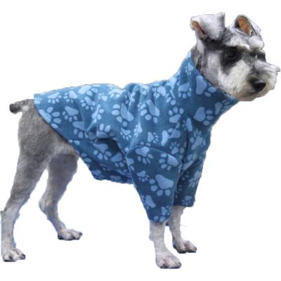 China Viable Custom Made High Quality Pattern Print Logo Cotton Cotton Winter Dog Clothes for sale