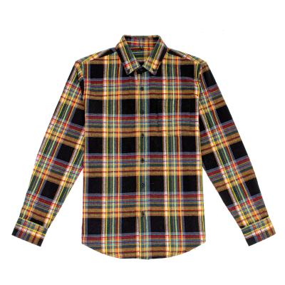 China OEM Factory Price Anti-pilling Cotton Heavy Working Flannel Shirt Different Colors for sale