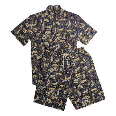 China Wholesale New 2021 Anti-pilling Short Sleeve Printed Hawaiian Men's Shorts Shirt Sets for sale