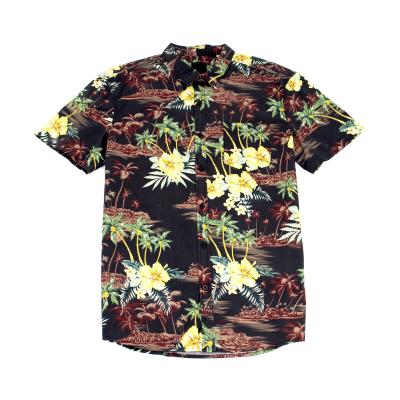 China Summer Anti-Pilling Casual Floral Shirt For Man Hawaiian Print Shirt for sale