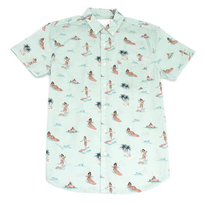 China Unique Summer Tropical Breathable Anti-pilling Squishy Hawaiian Shirts for sale