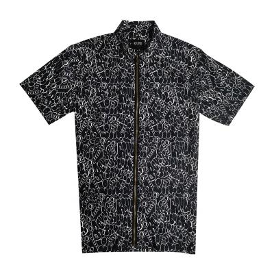 China Anti-pilling Hawaii Printed Polyester Wholesal Sun Beach Mens Original Hawaii Shirt for sale