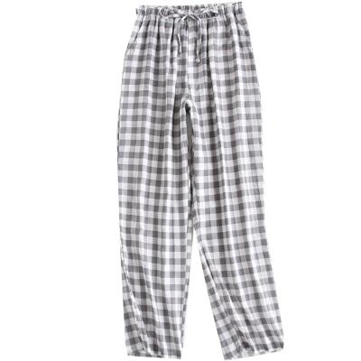 China Wholesale QUICK DRY Soft Plaid Flannel Pajama Pants Cotton Wide Leg Pajama Bottoms For Women for sale