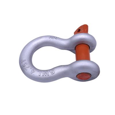 China High Quality Hardware Rigging European Type Large Shackles With Screw Collar Pin for sale