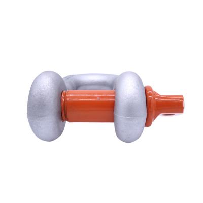 China High Quality Galvanized Steel Screw Pin USA Type Drop Forged D Shackle For Chain for sale