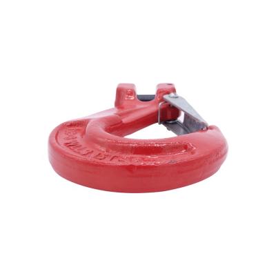 China Heavy Industry G80 Clevis Clamp Hook With Latch for sale