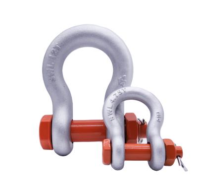 China Large High Quality Adjustable Drop Forged Trawling Shackles for sale