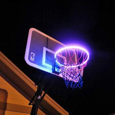 China Fashionable Mini Basketball Hoop Lights Portable Basketball Hoop Light Motion Sensor Basketball Game for sale