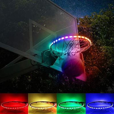 China Fashionable LED Basketball Rim Light Motion Sensor LED Basketball Hoop Lights for sale