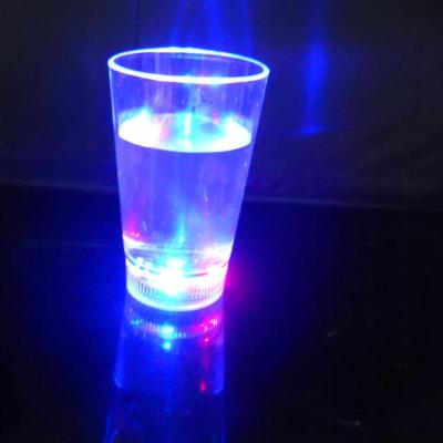 China PS Glow Cup LED Disposable Flashing Cups Led Drink Cup With Multicolor Led LED Wine Cup for sale