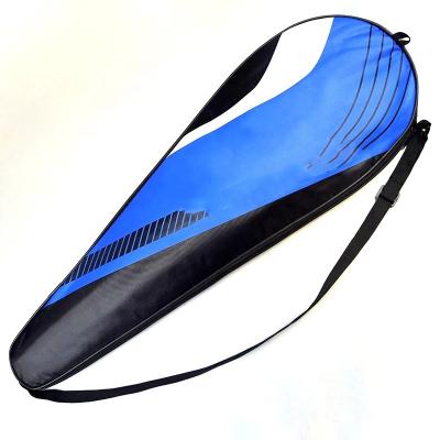 China Durable Customized Polyester Beginner Player Shoulder Bag Sports Badminton Racket Portable Waterproof Bag for sale