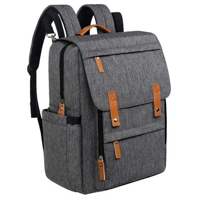 China 2022 Hot Selling Customized Backpack Diaper Bag Mommy Diaper Bag Backpack Baby Diapers Bag With Stroller Straps for sale