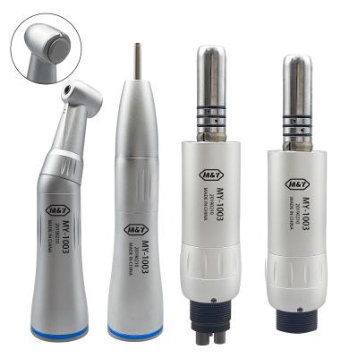 China Inner Angle 4 Metal Dental Equipment Channel Push Button E Type Counter Holes 2 Holes Dental Handpiece Low Speed ​​Sets for sale