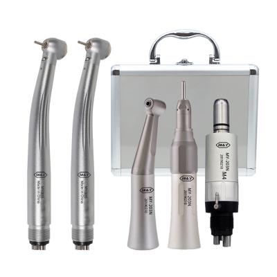 China Dental Equipment FX205 Metal Dental Air Turbine Low Speed ​​Handpiece with 2piece LED pan handpiece 2 max holes 4 holes for sale