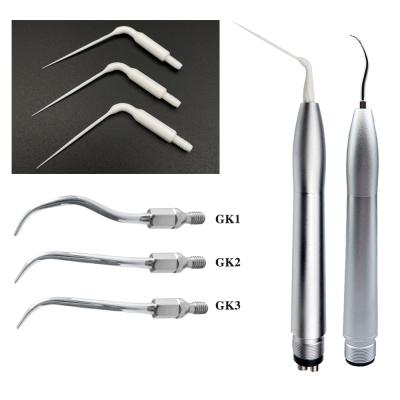 China Teeth cleaning dental handpiece ultrasonic dental handpiece air scaler air scaler fit GK1 GK2 GK3 pneumatic tips for sale