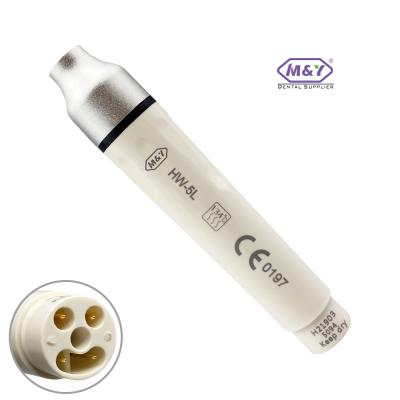 China Woodpecker EMS Detachable Ultrasonic Piezo Type Metal Scaler Mini Head LED Metal Scaler Handpiece Dental Ultrasonic Scaler Handpiece for sale